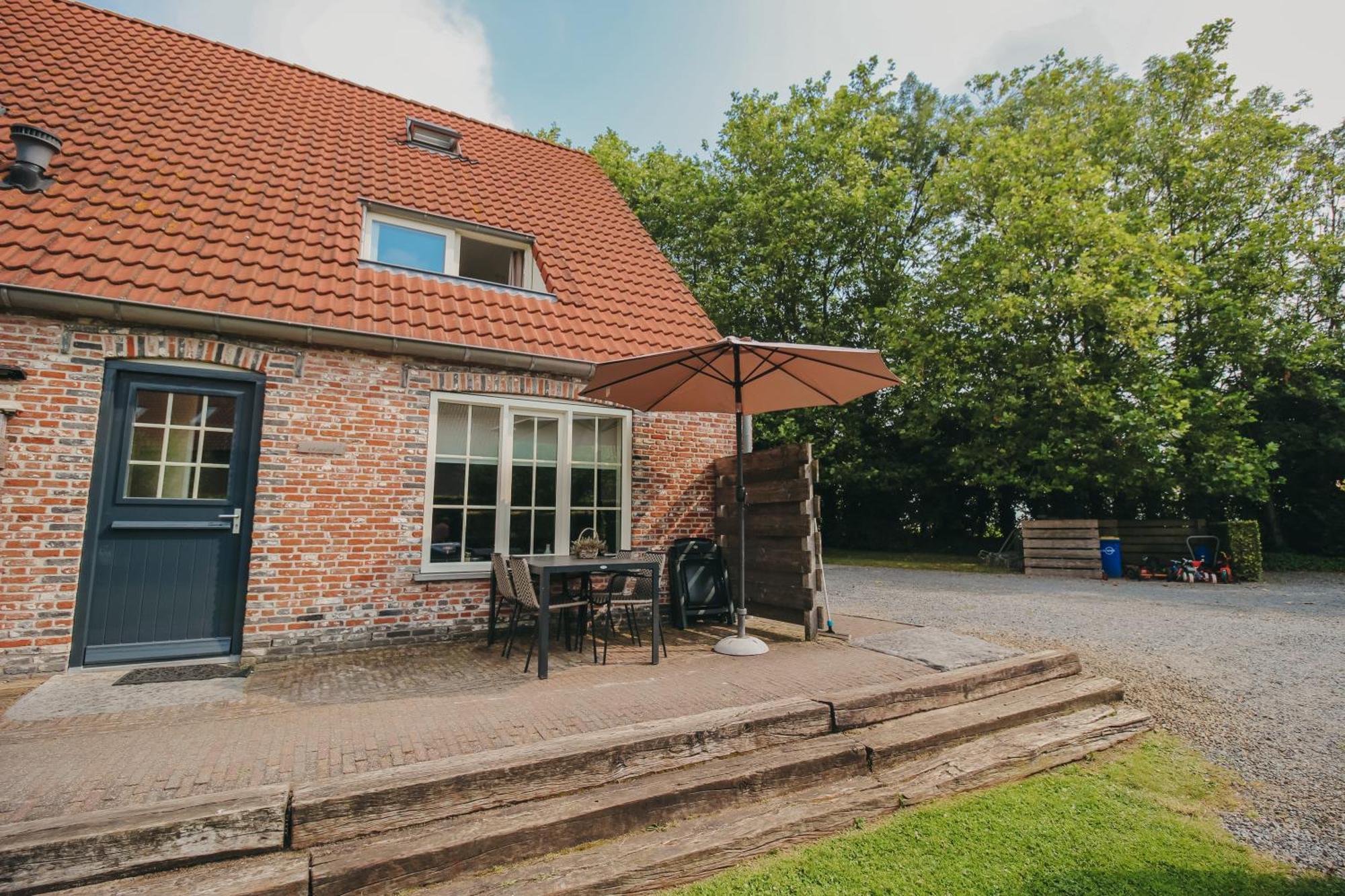Accommodatie In Herbouwde Boerenschuur Koestal Retranchement Exterior photo